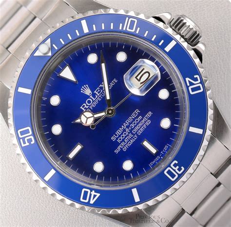 rolex submariner blue steel|rolex submariner blue face stainless.